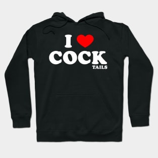 Funny I Love Cocktails I Heart Cocktails Drinking Pun Hoodie
